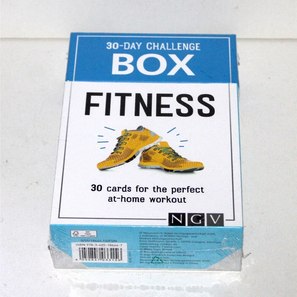 30 Day Challenge Box Fitness At Home Workout NGV New Sealed cards import